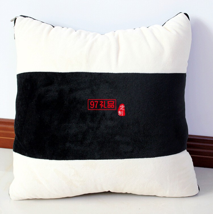 車(chē)載辦公室植絨抱枕被靠枕紀(jì)念品定制禮品