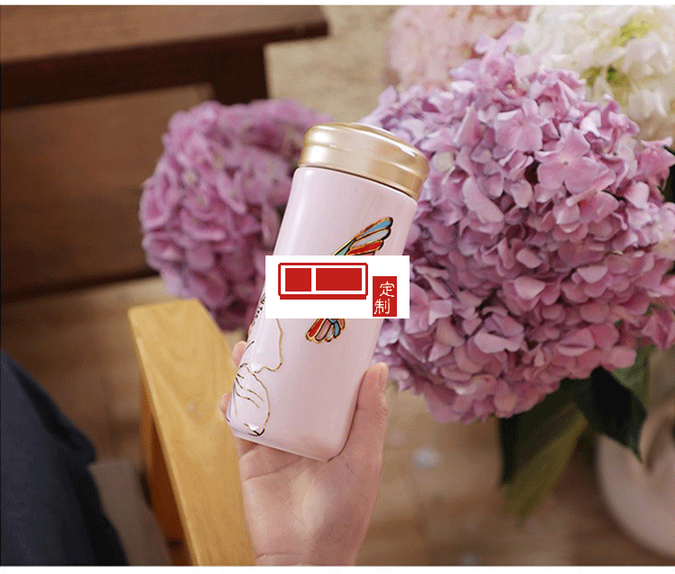 乾唐軒活瓷 吉星蜂鳥陶瓷杯隨身水杯商務創(chuàng)意禮品杯送客戶伴手禮