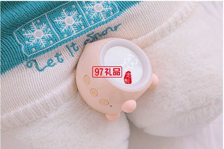 usb充電電子時鐘led  桃趣鬧鐘小夜燈計(jì)時器
