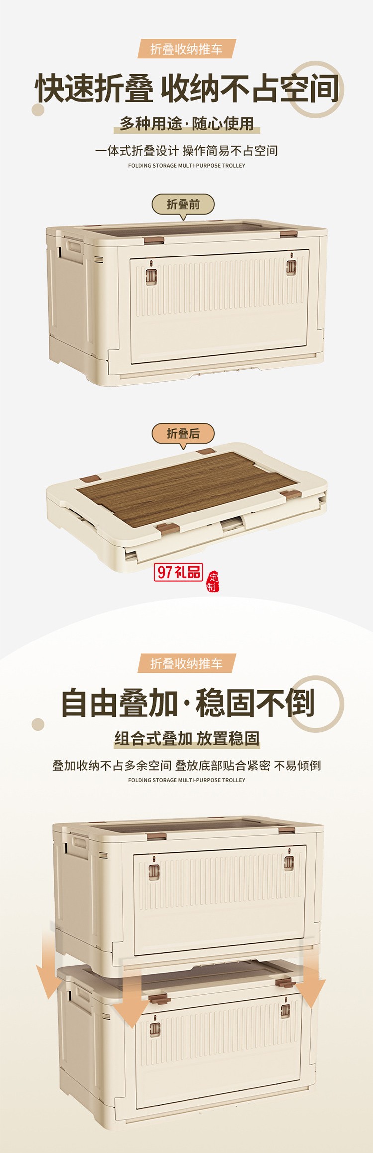 戶外折疊拉桿箱可爬樓拉桿車野餐露營(yíng)推車擺攤拖車便攜買(mǎi)菜小拉車